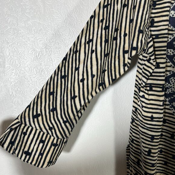 Vintage Jams World Tapa Print Pullover Rayon Tunic Top Sz S Batik Tropical Boho - Picture 8 of 16